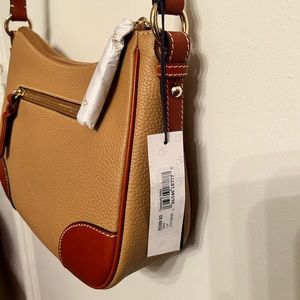 Dooney and Burke Pebble Leather Crossbody Hobo